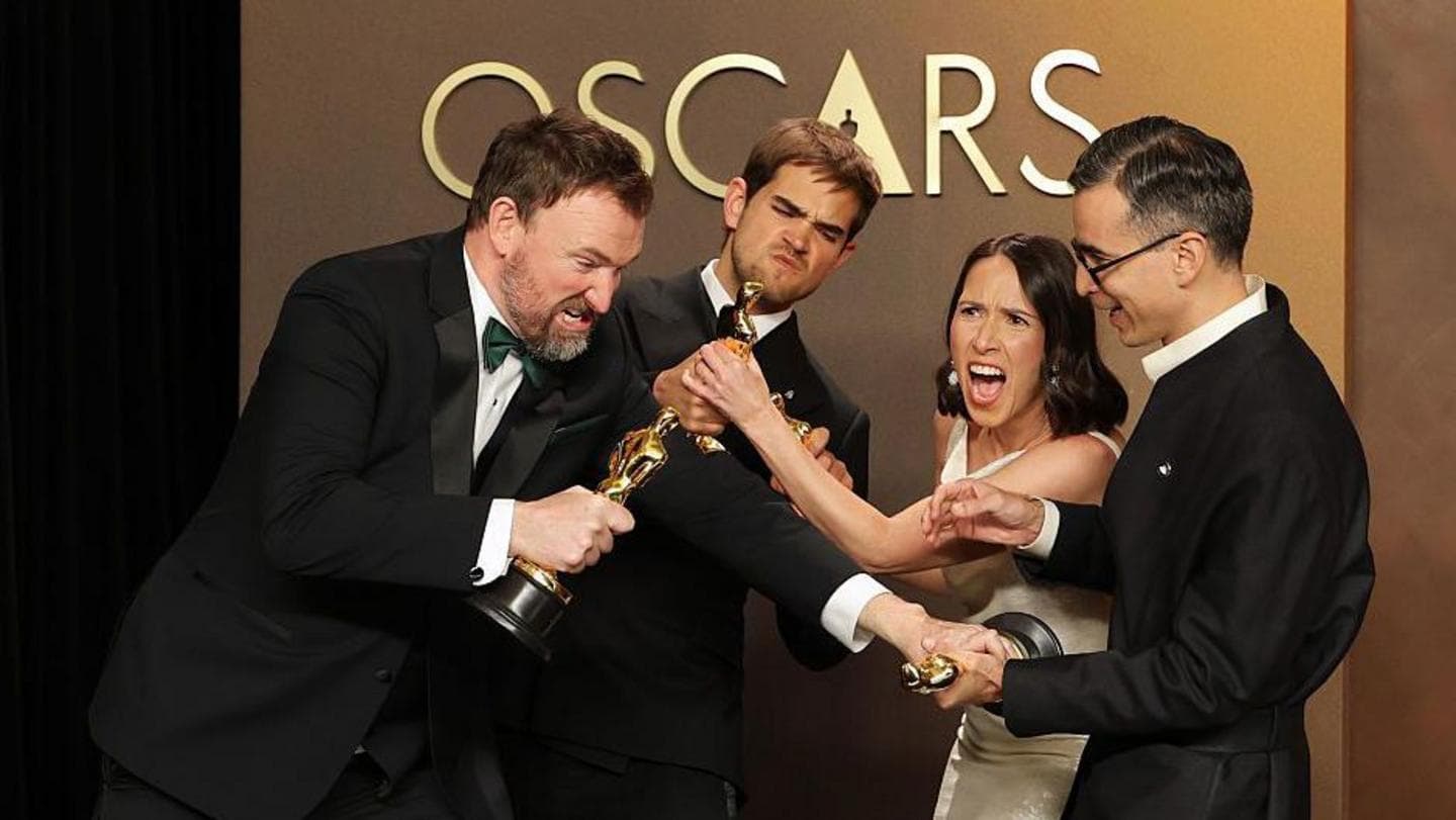 'It's a tie, I'm not joking' - unusual Oscars moment sees two films share award