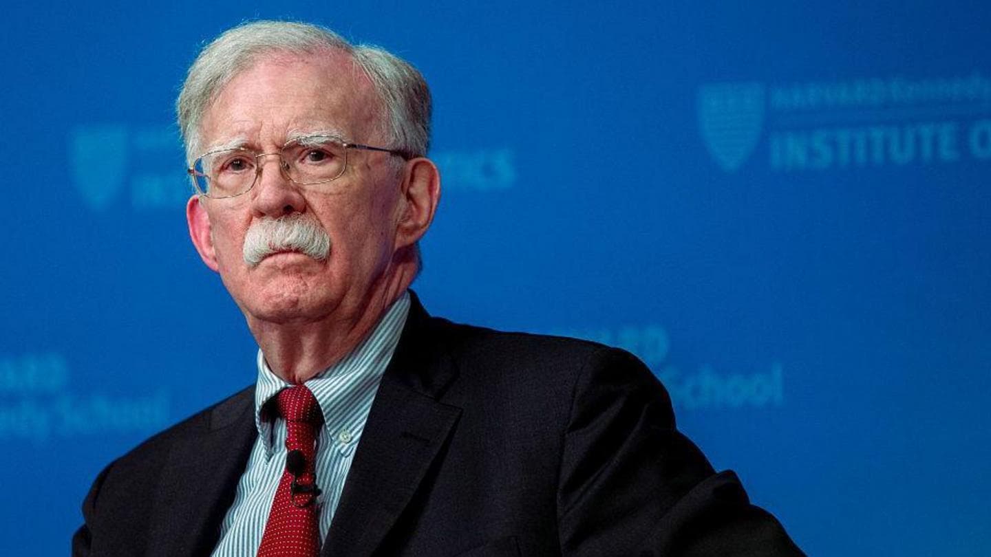 John Bolton to Plead Guilty in Classified Documents Case, Sources Say