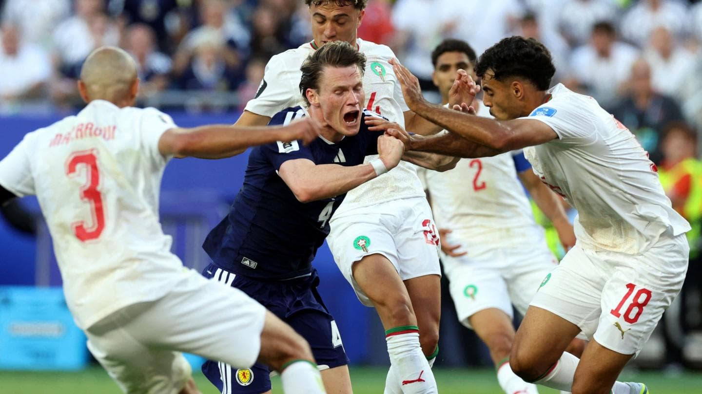 Scotland questions officiating after narrow 1-0 loss to Morocco in World Cup match