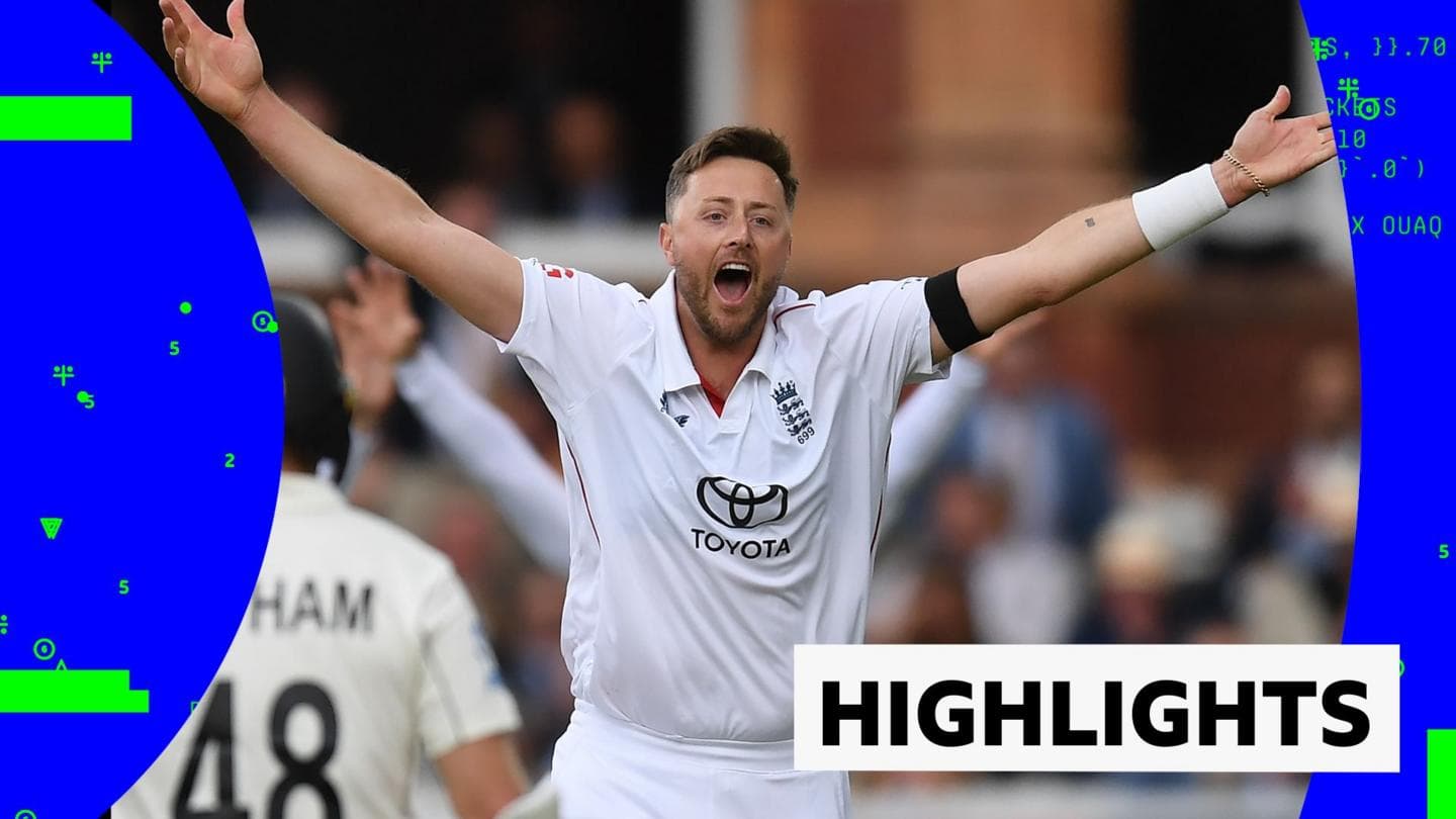 Ollie Robinson's Impressive Return Bolsters England Against New Zealand