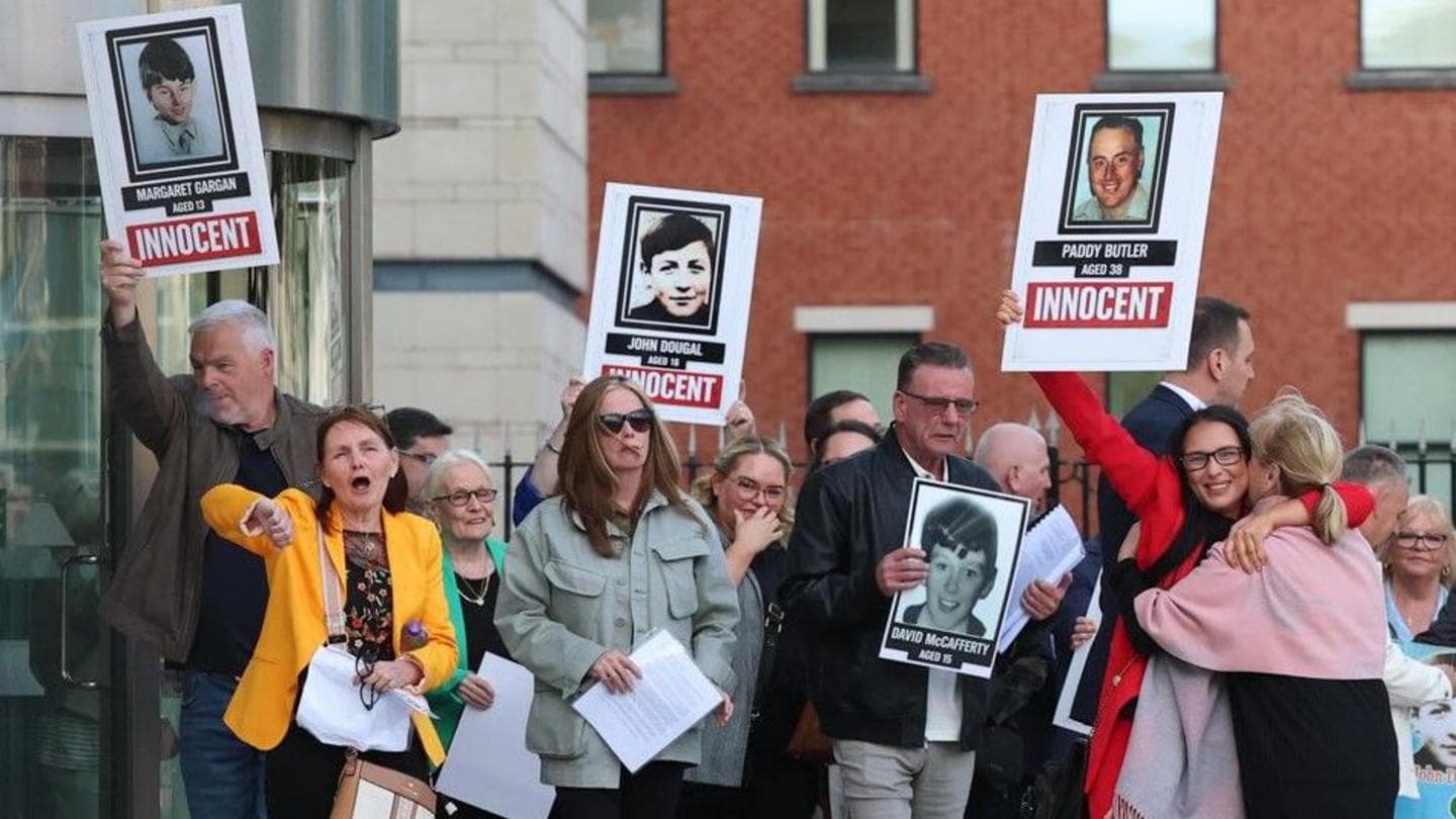 Soldiers 'overreacted' when they shot five people dead in Belfast, judge says