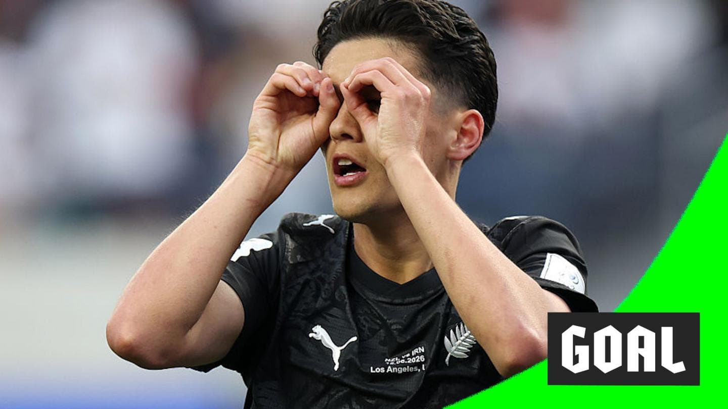 Elijah Just Scores to Give New Zealand Early Lead Against Iran