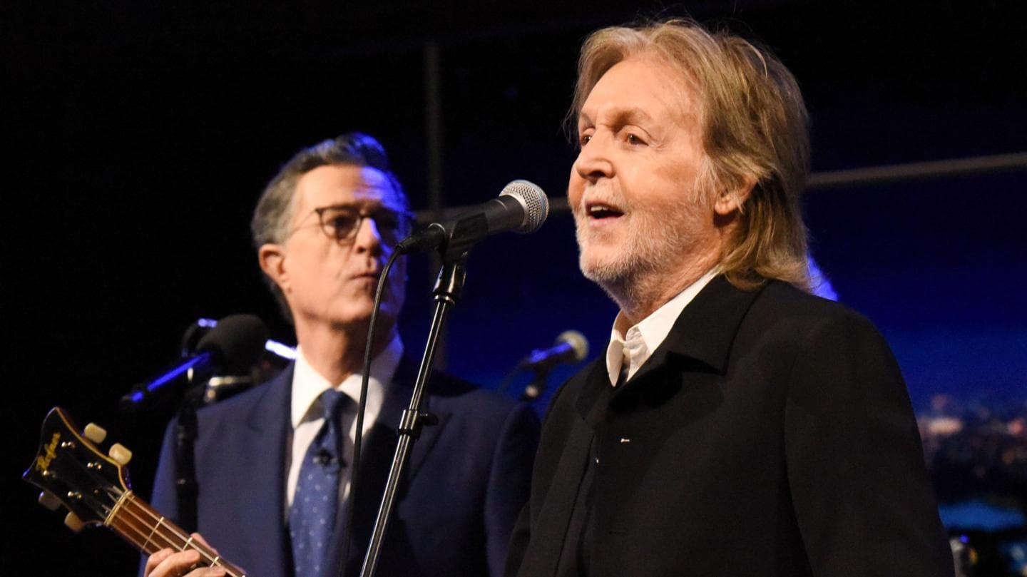 Stephen Colbert and Sir Paul McCartney Perform for The Late Show Finale