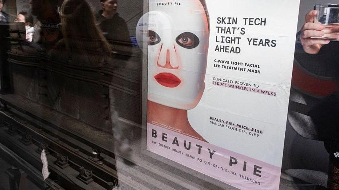 Advertising Watchdog Bans Beauty Pie LED Mask Ad for Misleading Claims