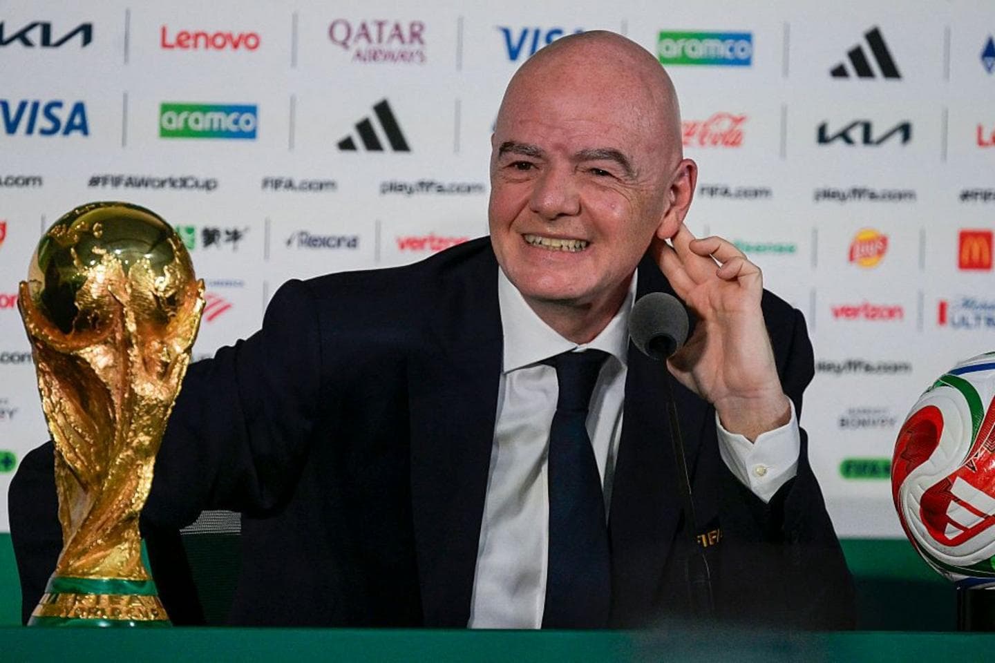 Infantino Addresses Media, Urges Calm Amid World Cup Concerns