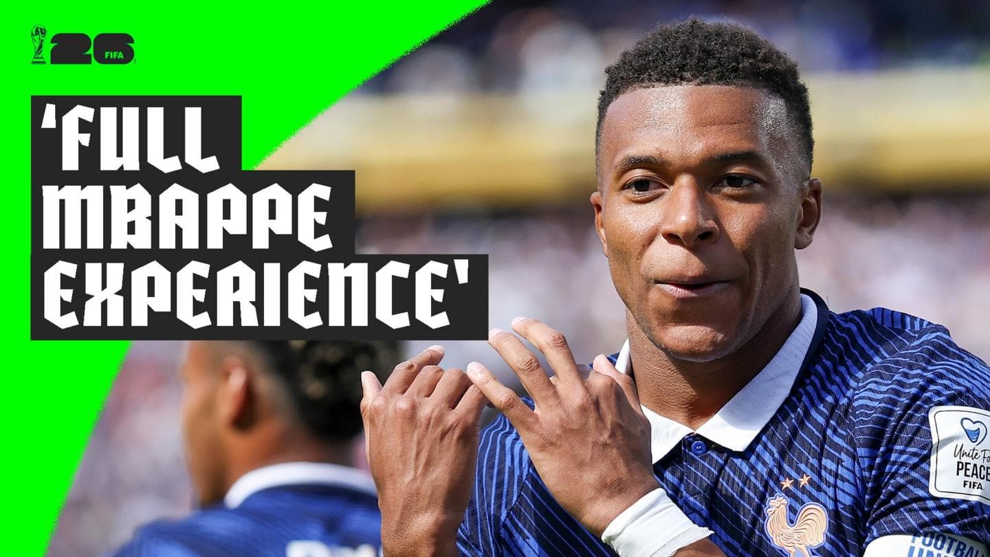 Kylian Mbappe Scores First Goal for France Against Senegal