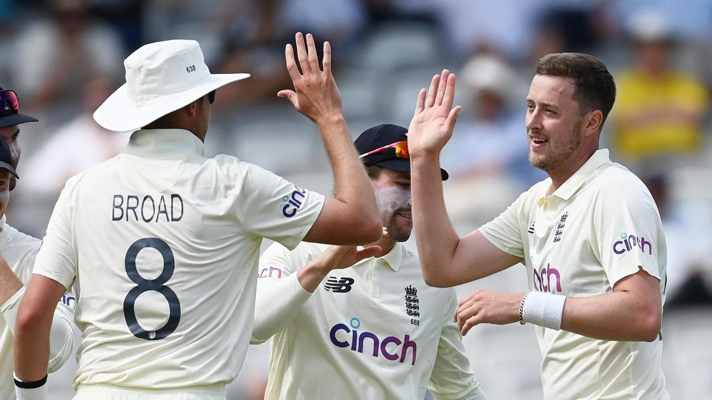 Stuart Broad expresses surprise at Ollie Robinson's England Test recall
