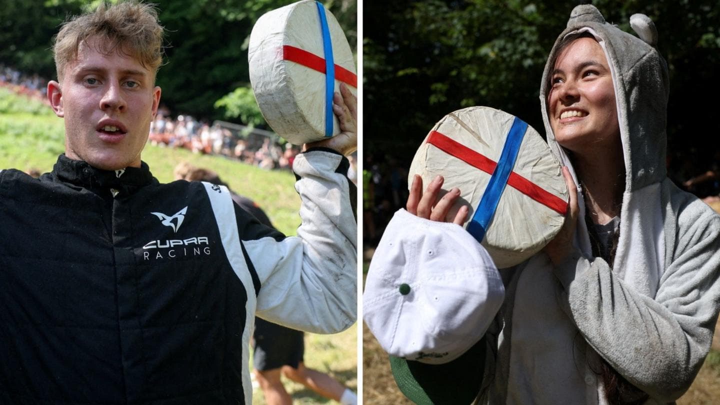 Highlights from the 2026 Cooper's Hill Cheese Rolling Races