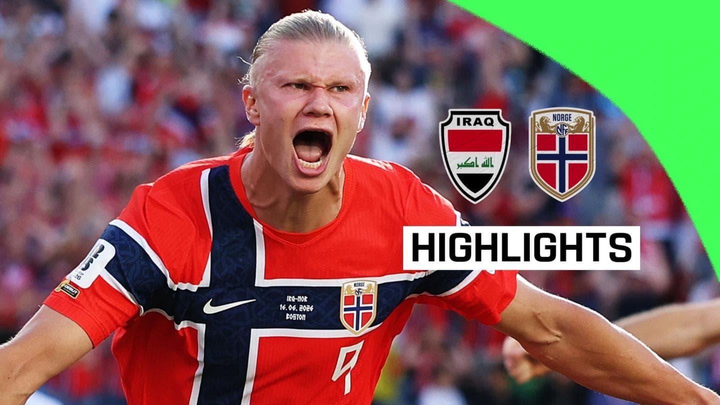 Haaland Scores Twice as Norway Defeats Iraq 4-1 in World Cup Opener
