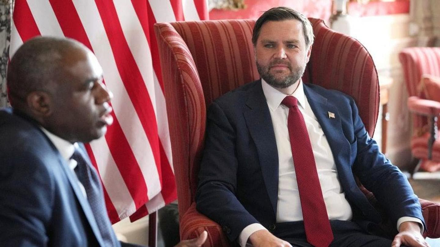 Lammy says he told JD Vance his Nowak comments were 'wrong'