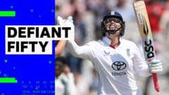 Sophie Ecclestone fights for crucial 50 as England seeks to save Test against India