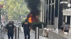 Army Veteran Arrested After Setting Fire Outside Manhattan Federal Building