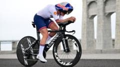 Zoe Backstedt of Britain Secures Silver in Women's Time Trial at UCI Championships
