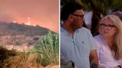 Survivors of Spanish wildfire recount escape as friends perish in blaze