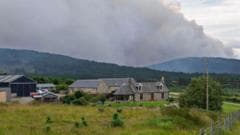 Police Respond to Increased Wildfire Risk in Cairngorms, Evacuate Nethy Bridge Residents