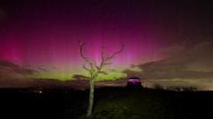 Northern Lights Illuminate UK, Reaching England's Southern Coast