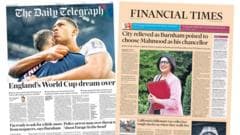 England's World Cup Hopes End; Mahmood Expected to Be Chancellor Under Burnham