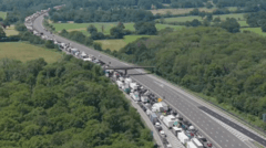 Traffic Jam on M25 Causes Emergency Response Delays Amid Heatwave