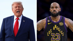 Trump Questions LeBron James' Character Amid Best Player Debate