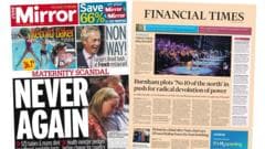 Thursday's Papers Discuss Maternity Review and Burnham's Prime Ministerial Aspirations