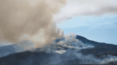 Wildfire Detected from Space as Helicopter Deployed to Combat Blaze
