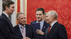 US Envoys Meet with Putin in Moscow to Discuss Ukraine Peace Proposal