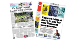 Reports Suggest Possible Iran Connection to RAF Bomb Plot; Tax Discussions at No 10