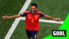 Mikel Merino capitalizes on Lammens' error to secure late victory for Spain
