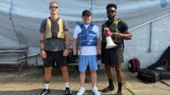 Wayne Rooney Joins Joe Hart and Micah Richards for Rowing on Hudson River