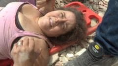 Survivor Rescued from Rubble Following Earthquake in La Guaira, Venezuela