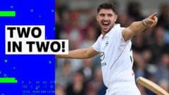Josh Tongue Claims Two Wickets in Quick Succession During Test Match