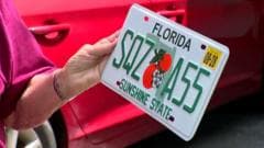 Florida Retiree Surprised by Provocative New Car License Plate