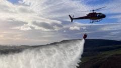 Scotland's Helicopters Combat Ongoing Wildfire in the Cairngorms