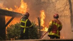 Over 250,000 people evacuate due to wildfires in France and Spain