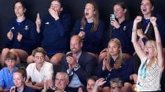 Prince William and Kate Middleton Attend Commonwealth Games Netball Semi-Finals with Children
