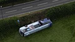 Major Incident Declared Following Bus Crash Near Kidwelly Roundabout in Wales