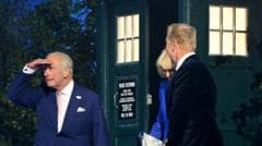 King Charles III Makes Tardis Entrance at Commonwealth Games Opening Ceremony