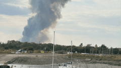 Firefighters Respond to Major Blaze at Industrial Facility