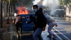 Clashes Erupt Between Police and Protesters in Tirana, Albania