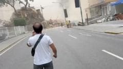 Buildings Collapse in Caracas Following Recent Earthquake