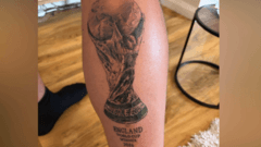 Fan Gets £550 Tattoo Celebrating England's World Cup Victory