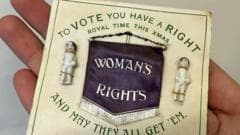 1910 Suffragette Christmas Card Discovered at Vintage Roadshow in Mold