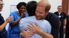 Prince Harry Visits Children's Hospital in Birmingham During UK Trip