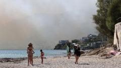 Thousands Evacuated from Crete as Wildfires Spread Amid Strong Winds