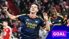 Declan Rice Scores Late Equaliser for Arsenal Against Bayern Munich