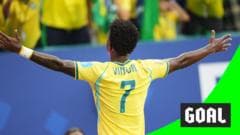 Vinicius Junior capitalizes on Scotland error to score early for Brazil