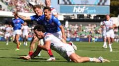 England Defeats France 82-0 to Keep World Cup Semi-Final Hopes Alive