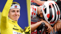 Pogacar poised to match Tour de France record as Carapaz claims stage victory