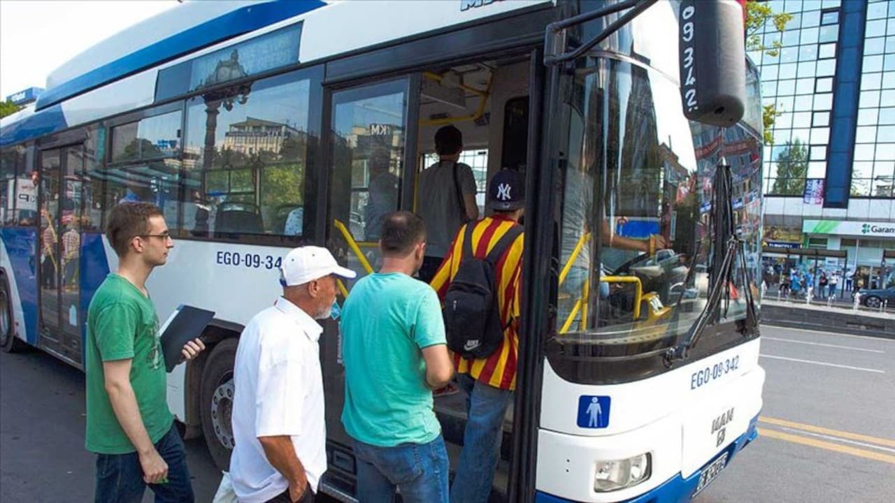 Ankara'da toplu taşıma ücretleri yüzde 14,30 arttı