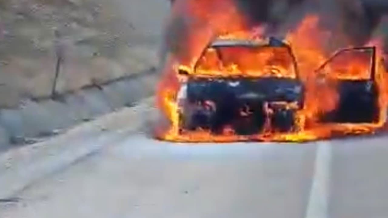 5 saat önce aldığı otomobil kül oldu